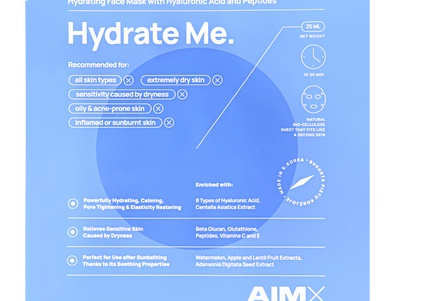 Hydrate Me Sheet Mask (5 stuks) - AIMX