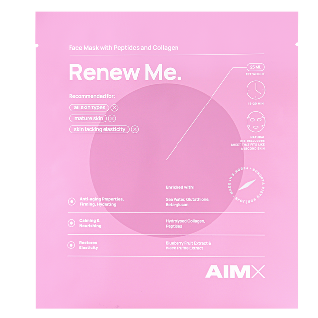 Renew Me Sheet Mask (1 los masker) - AIMX