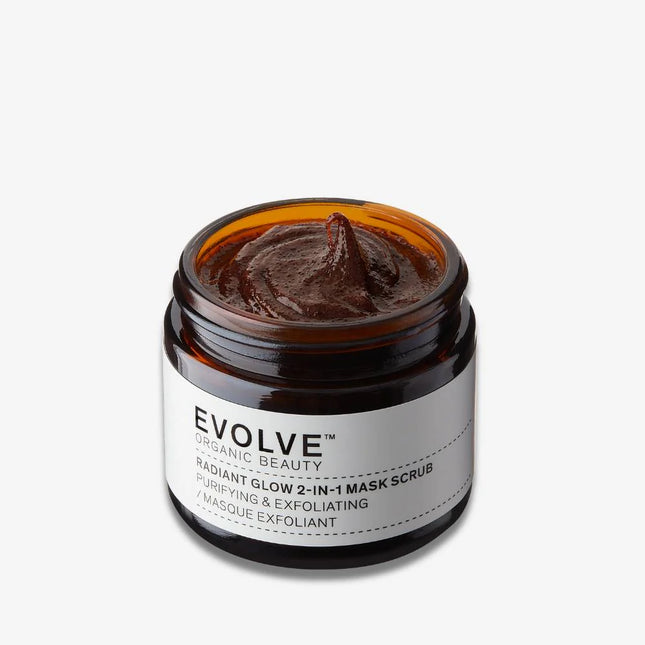 Radiance Glow 2 in 1 Mask Scrub - 60 ml - Evolve