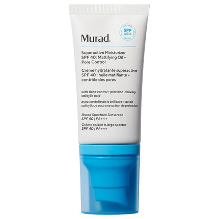 Superactive Moisturizer SPF 40 Mattifying Oil+Pore Control - Murad