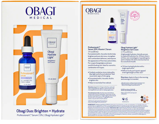KIT Obagi Duo Brighten + Hydrate -Obagi